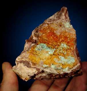 Brilliant Orange WULFENITE Crystals Rowley Mine AZ  