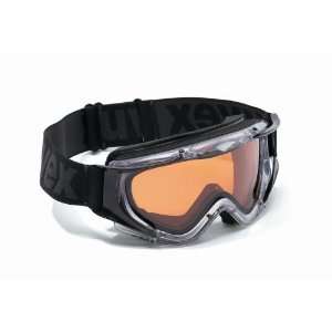  UVEX Akari Polarized Ski Goggle,Crystal Frame with 