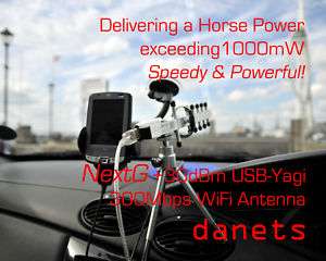 NextG USB Yagi 11N WiFi Antenna for laptop & PC 2200mW  