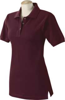 Harvard Square Ladies 100% Cotton Pique Polo Sport Shirt. HS152  