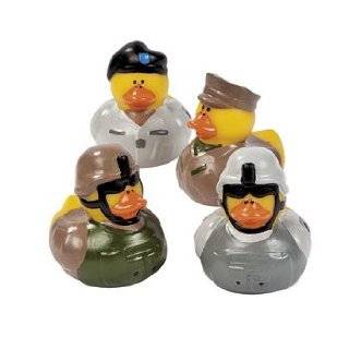 12 Military Rubber Ducks
