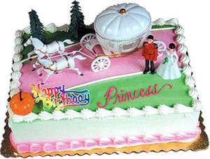 CINDERELLA COACH Cake Kit Topper Birthday Decoration Party Supplies 
