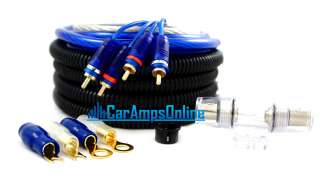 NEW 8 GAUGE CAR AMP KIT THICK TRUE 8 AWG AMPLIFIER WIRE STEREO WIRING 