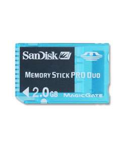 Sandisk 2GB Memory Stick Pro Duo for PSP  