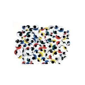  Colored Self Adhesive Wiggly Eyes   Pack of 100 Arts 