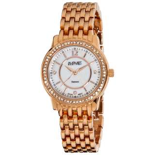 August Steiner Womens Dazzling Diamond Bracelet Watch  
