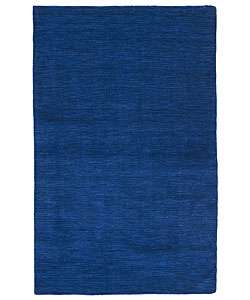 Hand tufted Elite Wool Blue Rug (5 x 8)  