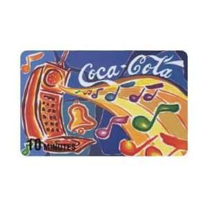   Coca Cola Classic Promotion Coke Tunes Music Coming Out of Telephone