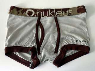 Organic Underwear Men Boxer Brief Shorty Trunk Open Fly  