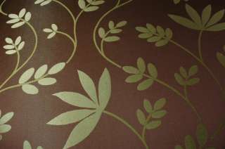 BROWN GREEN DRAPERY UPHOLSTERY FABRIC 12YDS  