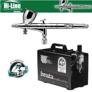  IWATA HI LINE HP CH AIRBRUSHING SYSTEM WITH POWER JET LITE 