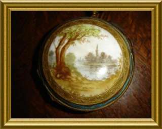 ANTIQUE SEVRES 1780 SIGNED Snuff Box,Compact Listed  