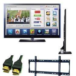    inch 1080p 120Hz LED TV/ Flat Wall Mount/ HDMI Cable  