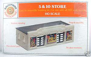 Vintage Train Bachmann HO Scale 5 & 10 Store New in Box  