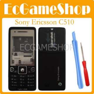 Sony Ericsson C510 C510i Fascia Full Housing Case Black  