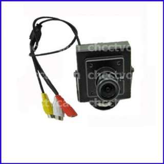 Mini CCD 2.8mm Lens Security Audio Color Camera Mic  