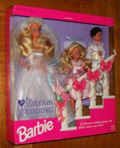 Dream Wedding Barbie Doll Stacie Todd Never Removed Set  