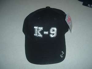 BASEBALL STYLE CAP HAT K 9 BRAND NEW   