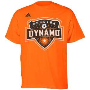   adidas Houston Dynamo Classic Logo T Shirt   Orange