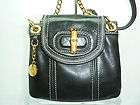 NWT~ DKNY Soft Leather W/ Logo Plaque Messenger Crossbody Bag Handbag 