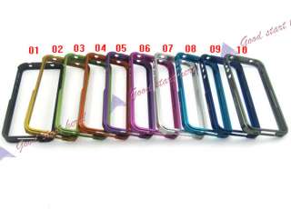 New 10 color Aluminum Blade Element Metal Bumper Cover Case For iPhone 