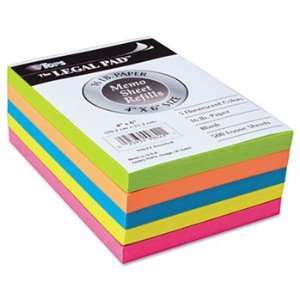  TOPS® Assorted Color Memo Sheets SHEET,MEMO,500/PK,AST 