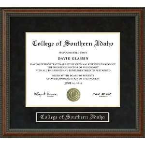 College of Southern Idaho (CSI) Diploma Frame  Sports 