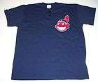 cleveland indians navy two button jersey youth 