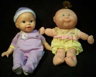 Pair of Cute 13 14 Baby Dolls   Mattel CPK & Mattel/Fisher Price 