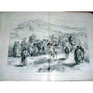   Pilgrims From Persia To Holy City Meshed 1885