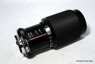Nikon Vivitar 75 205mm f3.8 Lens AI macro focusing zoom  