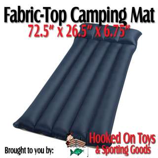 Intex Fabric Top Camping Mat w/ Built In Headrest   72.5x26.5x6.75 