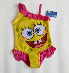   Sponge Bob Swimwear Tankini Bathers 2 9Y Costume   
