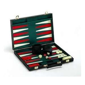  15 Green Flannel Pattern Backgammon Toys & Games