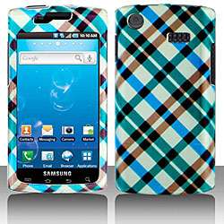   Captivate Blue Plaid Snap on Protective Case Cover  
