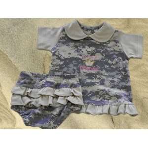  #2005 2 piece Army Princess Dress with matching bottoms 