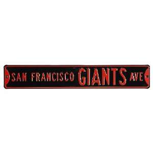 Authentic Street Signs San Francisco Giants Street Sign No Size 