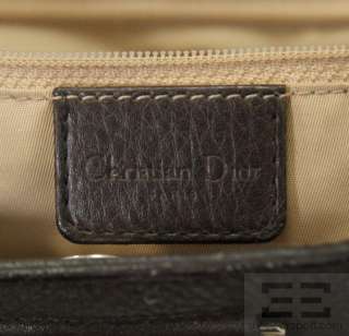 Christian Dior Brown Monogram Canvas & Leather Diorissimo Hobo Bag 