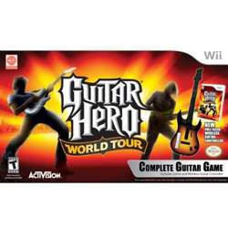 Wii   Guitar Hero World Tour   Guitar Kit (Refurbished)   