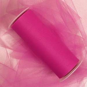  Tulle Spool 3 X 75 Feet   Hot Pink Health & Personal 
