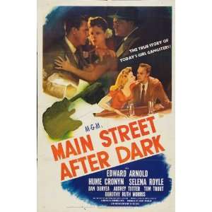 Main Street After Dark Poster Movie 11 x 17 Inches   28cm x 44cm 