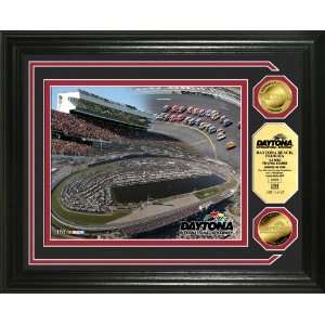  Daytona International Speedway 24KT Gold Coin Photo Mint 