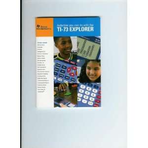  Activities You Can Do with the TI 73 Explorer Texas 