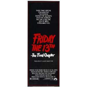  Friday the 13th Part 4   The Final Chapter Movie Poster 