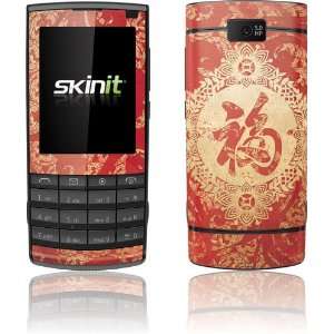  Red Chinese character Blessing skin for Nokia X3 02 