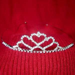 crown Rhinestone hair tiara headband wedding bridal  