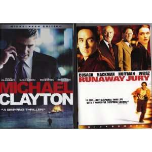  Michael Clayton , Runaway Jury  Lawyer Thriller 2 Pack 