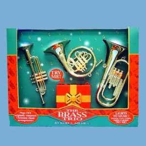  6 Brass Musical Trio Set of 3 Pieces 