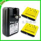   Battery + Charger for HTC HD mini G9 Aria T5555 T5565 A6380 A6366