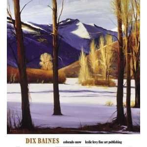  Dix Baines   Colorado Snow Canvas